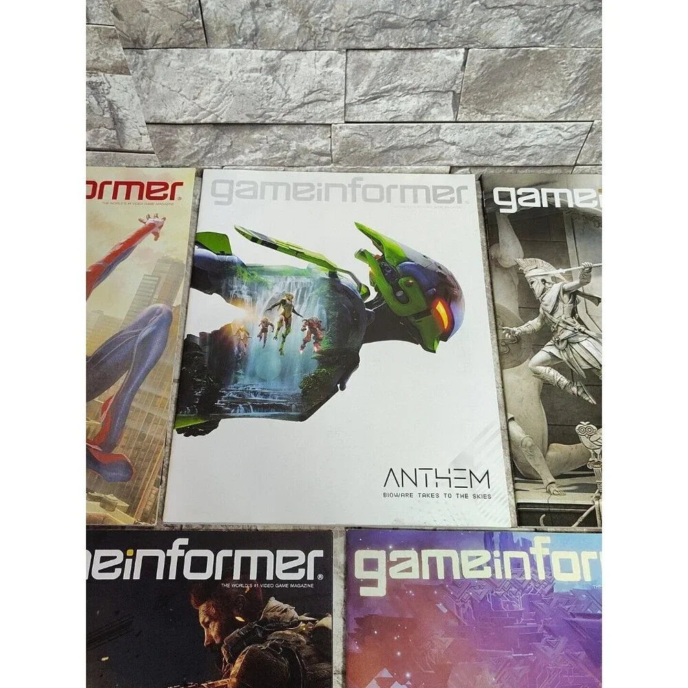Lot Of 5 Game Informer Magazine Issues 301-303-305-306-307